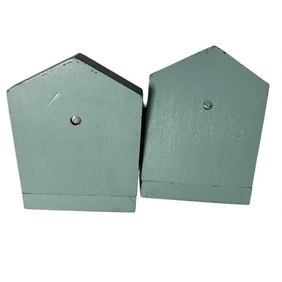 Vintage Wood
Scottie schnauzer blue and white hand painted book ends - Picture 4 of 10